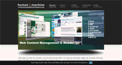 Desktop Screenshot of humanmachine.de